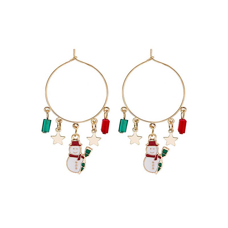 CHRISTMAS EXAGGERATED PERSONALITY EARRINGS