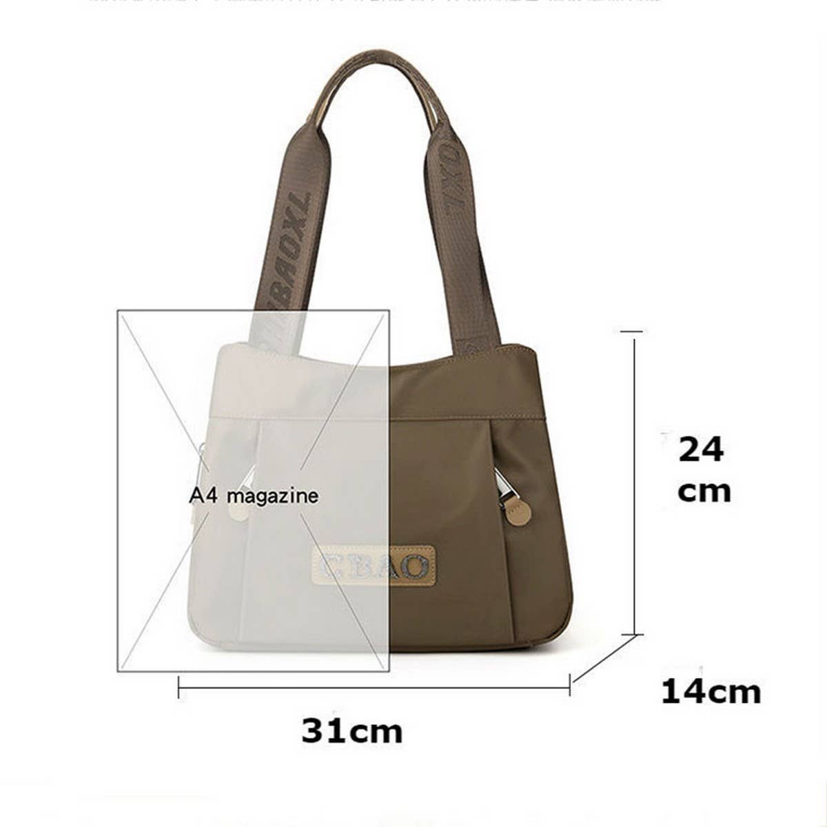LARGE CAPACITY NYLON CROSSBODY SHOULDER BAG_CWASC1731