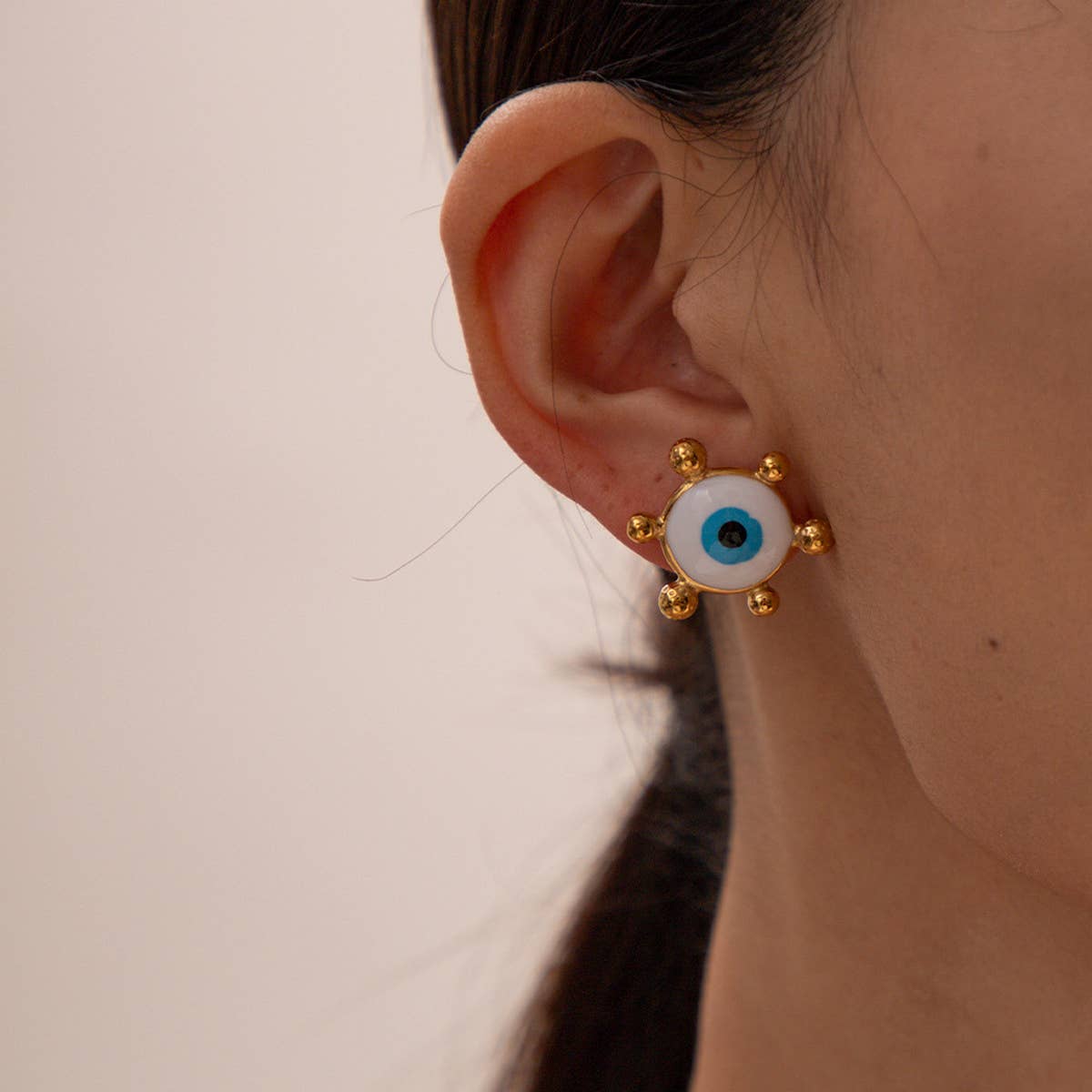 RETRO DRIPPING NEW DEVIL'S EYE EARRINGS_CWAHA0922