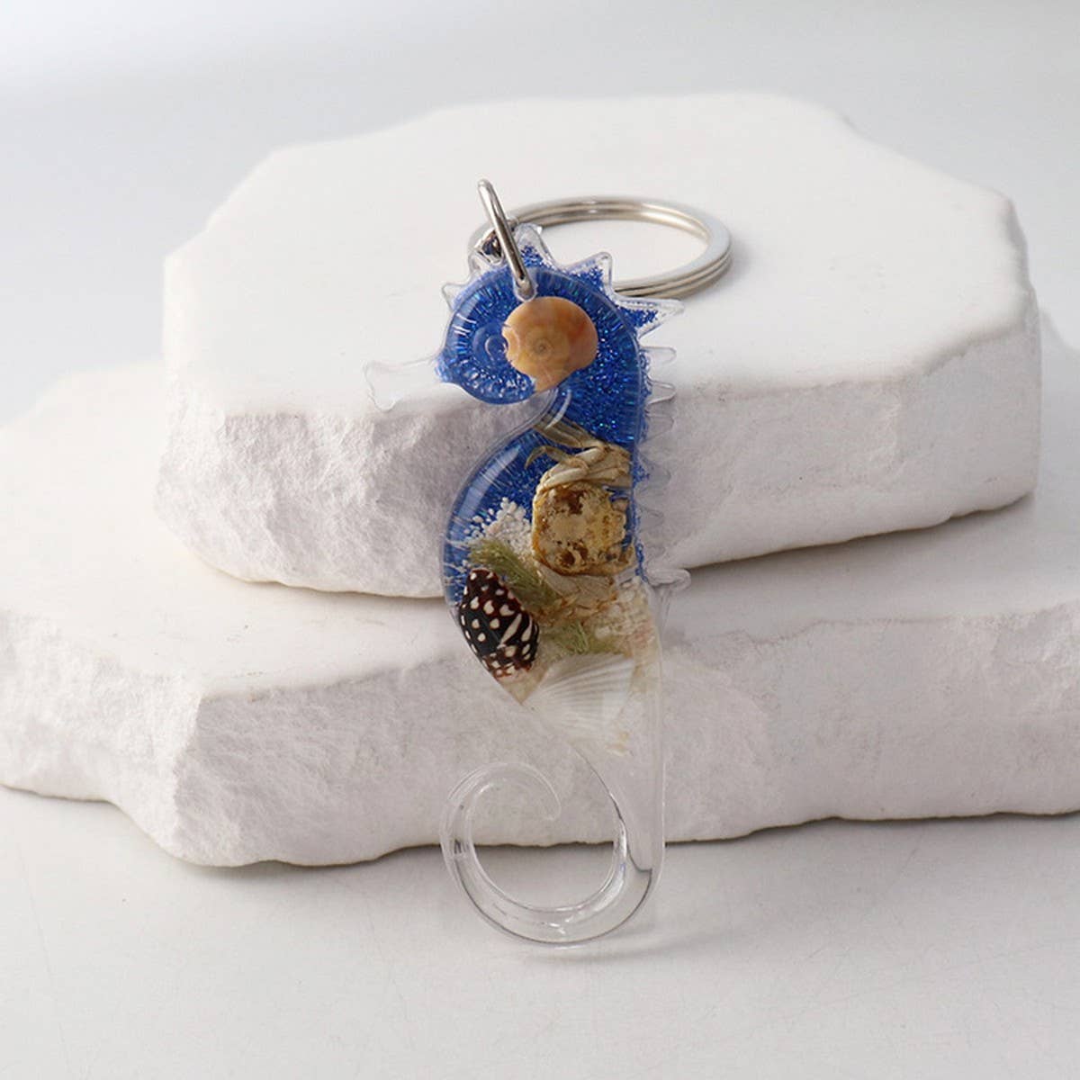 NEW CREATIVE SEAHORSE CAR KEYCHAIN PENDANT