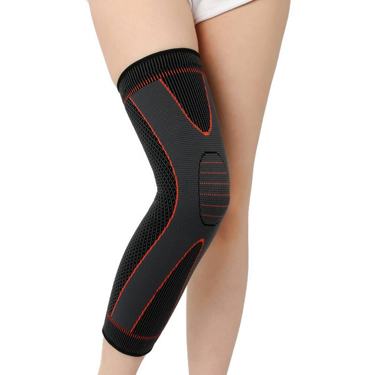 Knit Knee Sleeve with Strap for Outdoor Sports