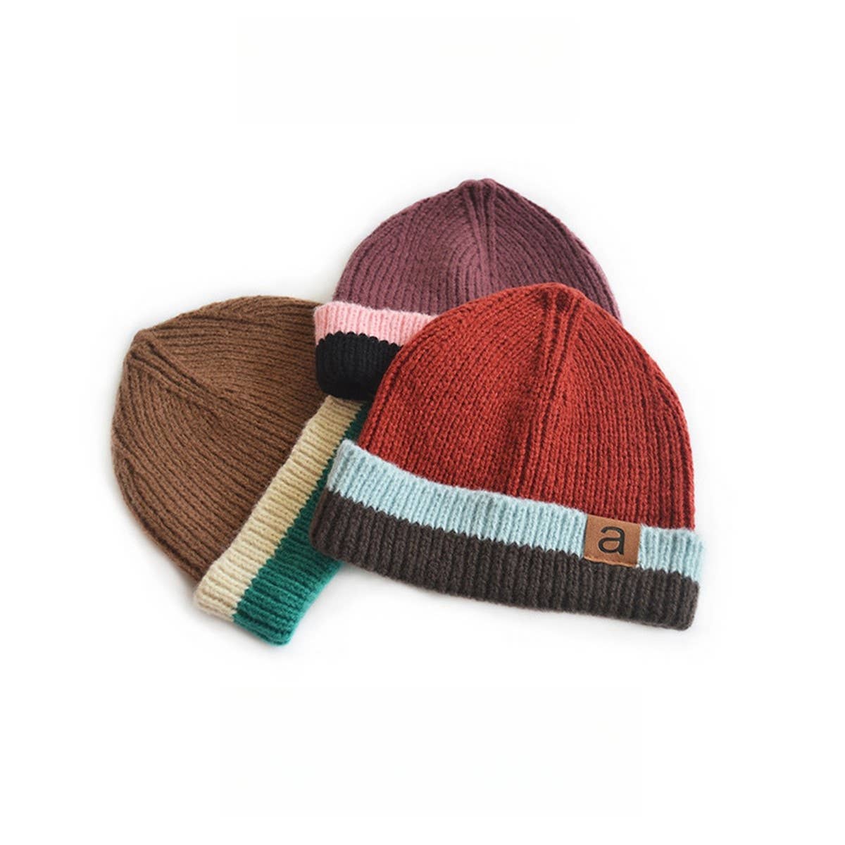 2-6 YEARS OLD LETTER LOGO KNITTED HAT_CWAH2067