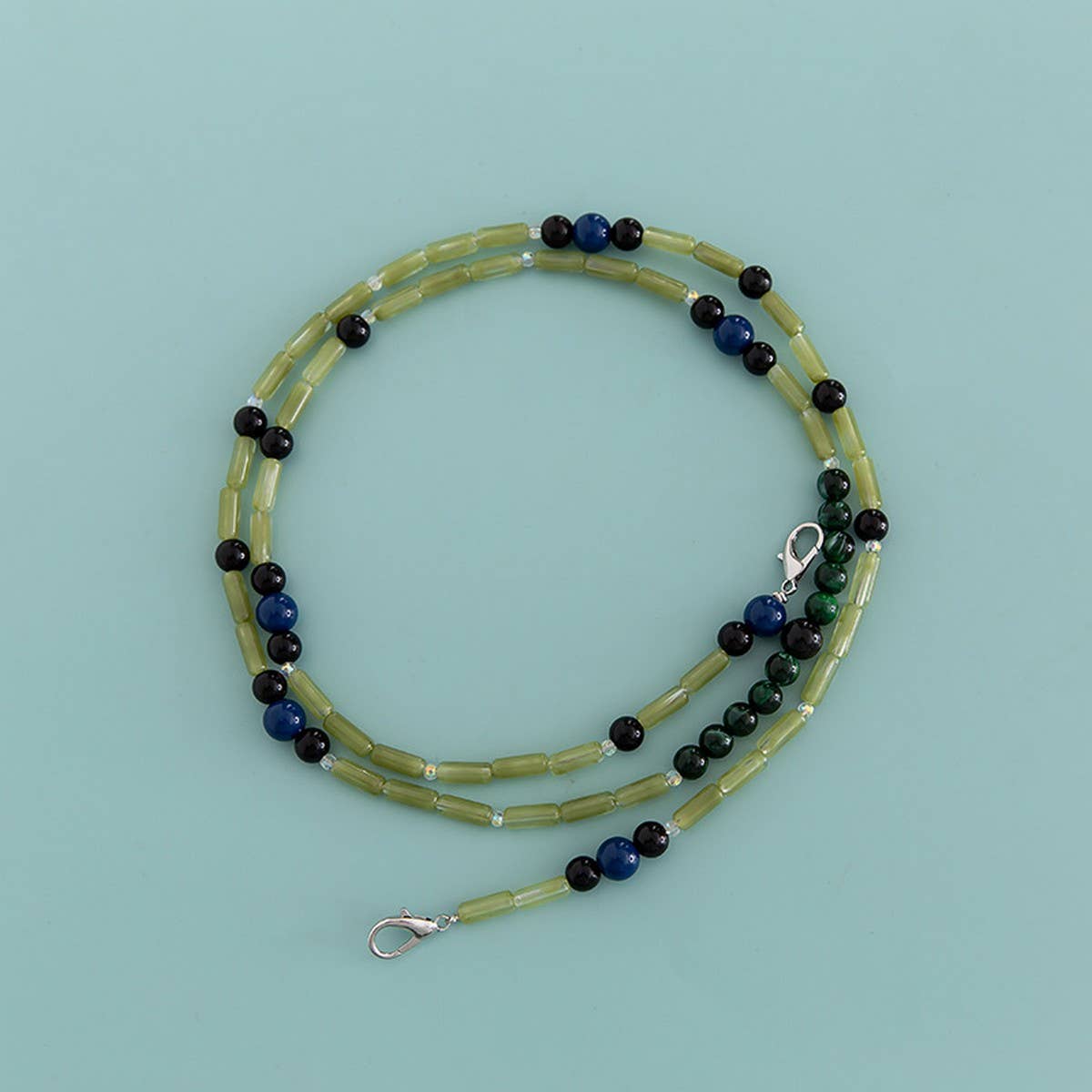 Long Clasp Purse with Single Bead Chain Strap