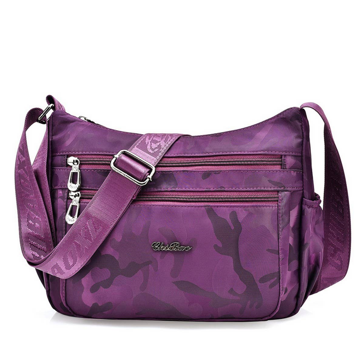 SIMPLE WATERPROOF NYLON CROSSBODY SHOULDER BAG_CWASC1733