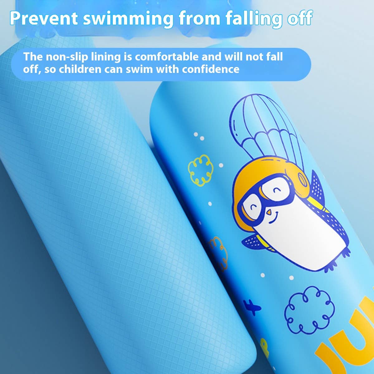Kids' Silicone Swim Cap ? Cute Cartoon, Comfy Fit