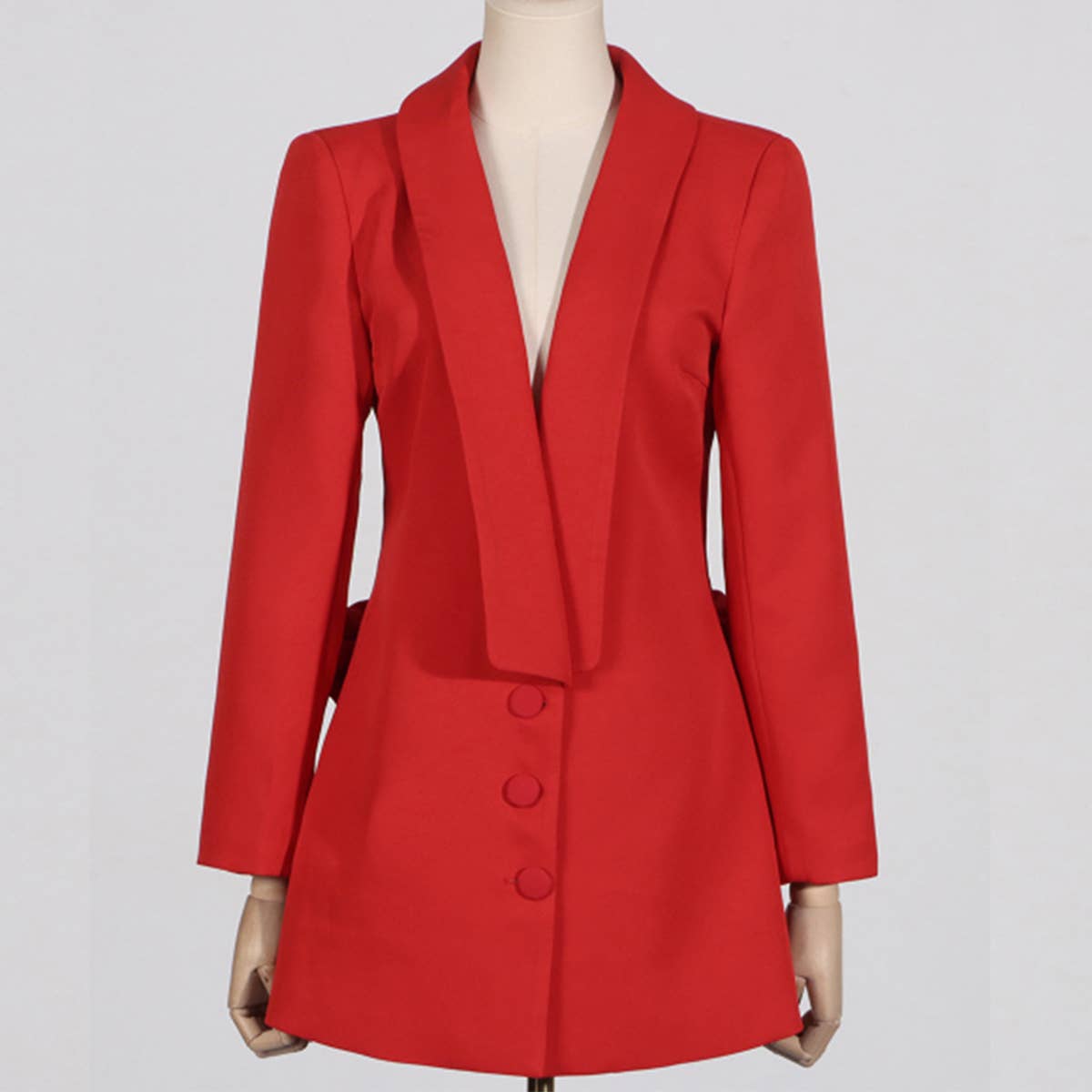 Sexy Slim Fit V-Neck Long Sleeve Blazer for Women