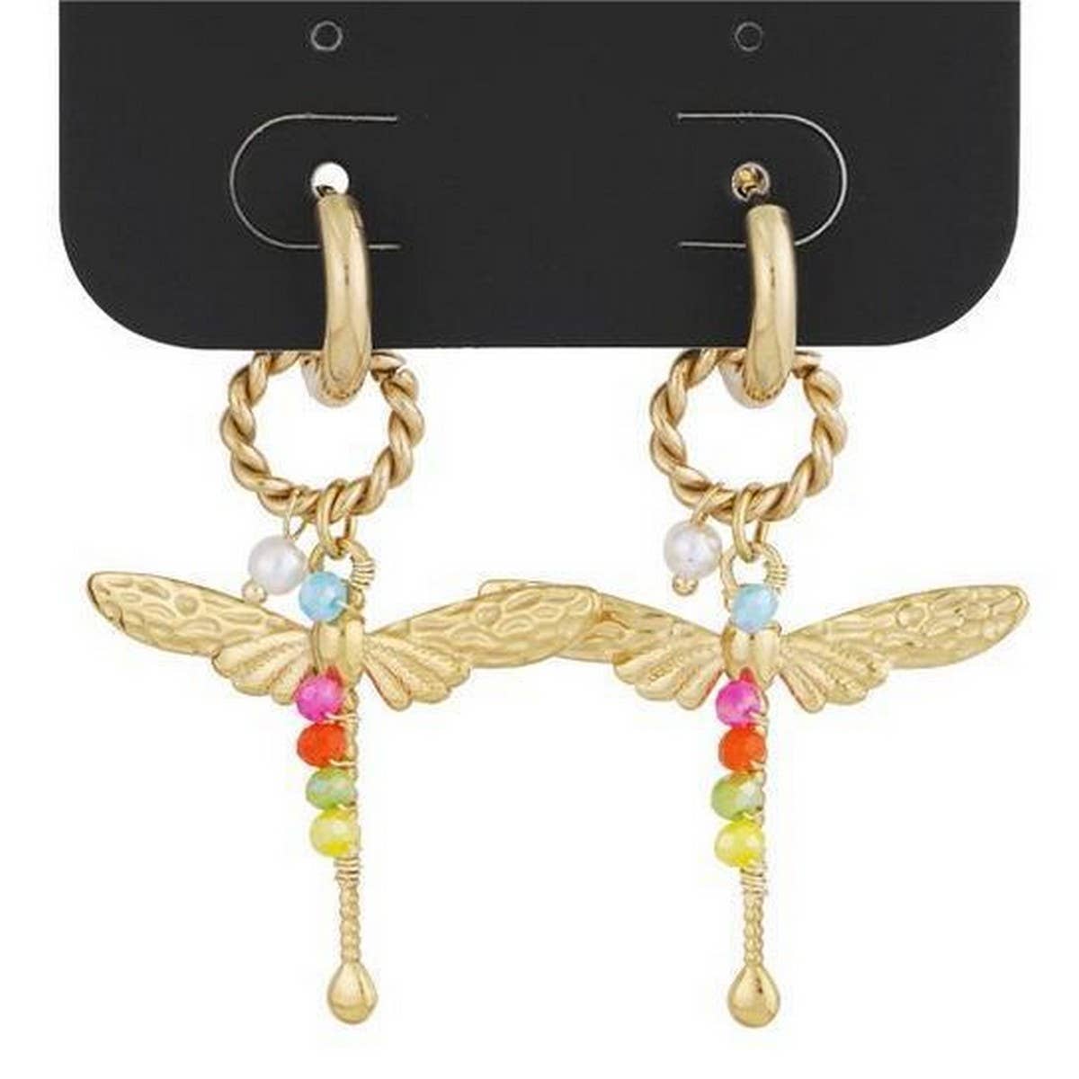 Colorful Temperament Fashion Dragonfly Earrings