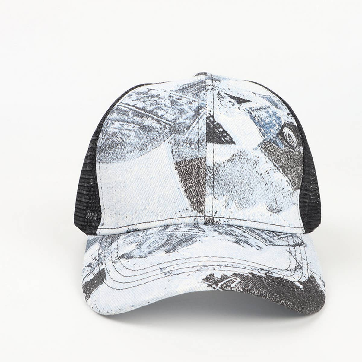 OUTDOOR CAMOUFLAGE GRAFFITI TIE-DYE BASEBALL CAP_CWAH1147