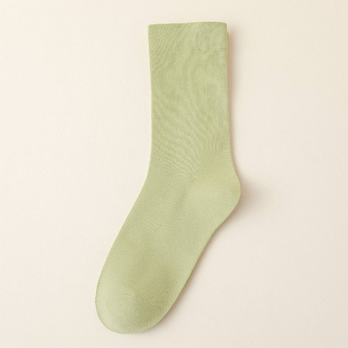 SOLID COLOR BONELESS SOCKS STACKED MID-TUBE SOCKS_CWMS1116