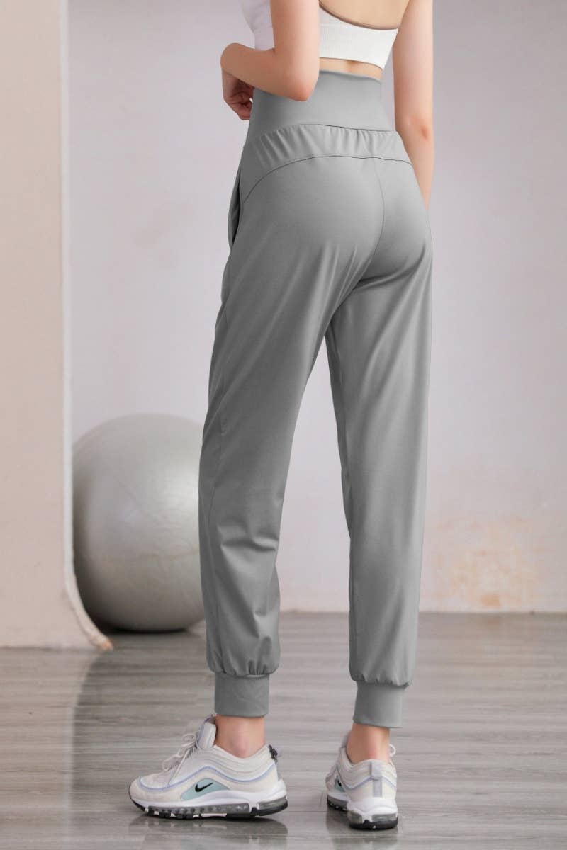 CWBMP0192_LOOSE HIGH-WAISTED YOGA EXERCISE HARUN LEG PANTS