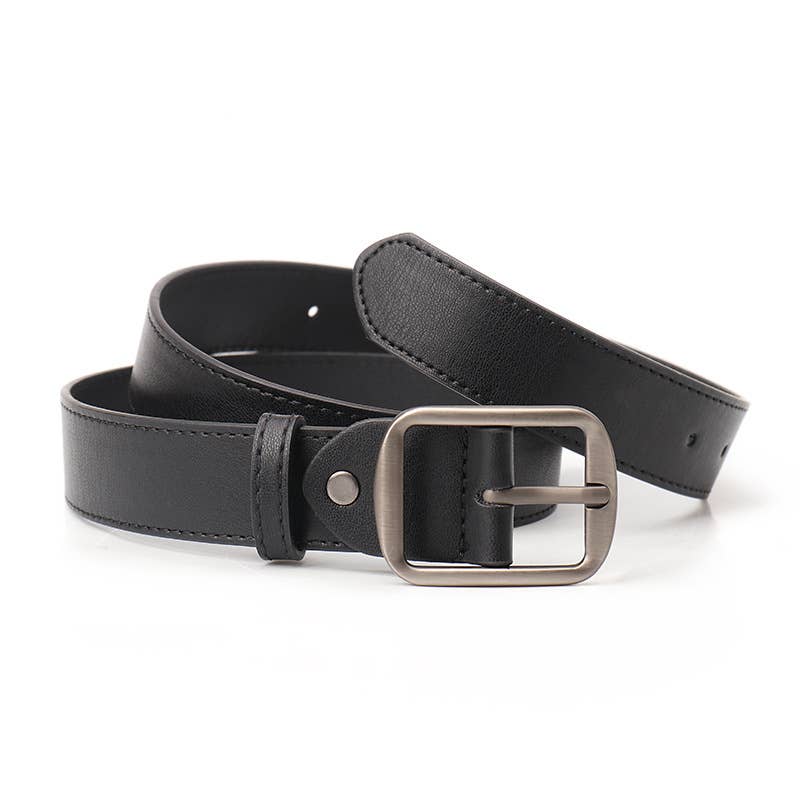 Fashionable simple and casual needle-buckle belt