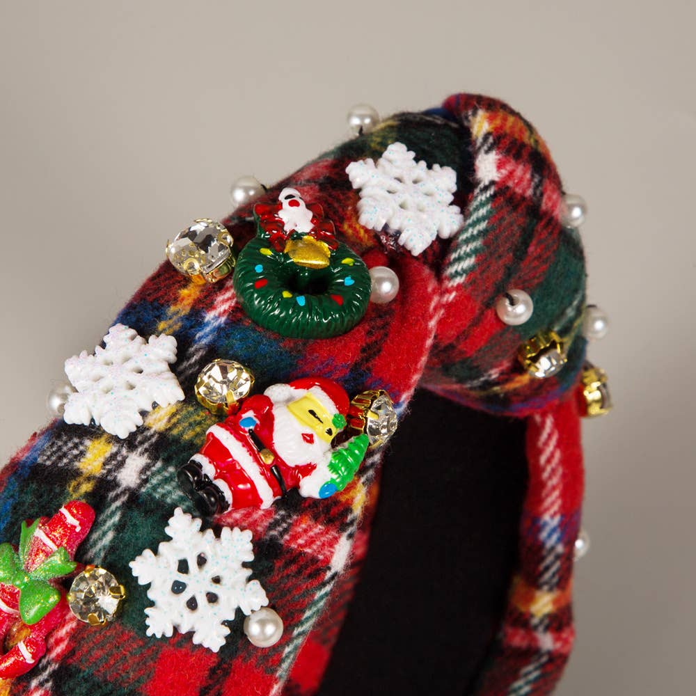 CHRISTMAS HEADBAND CLASSIC MESH FABRIC