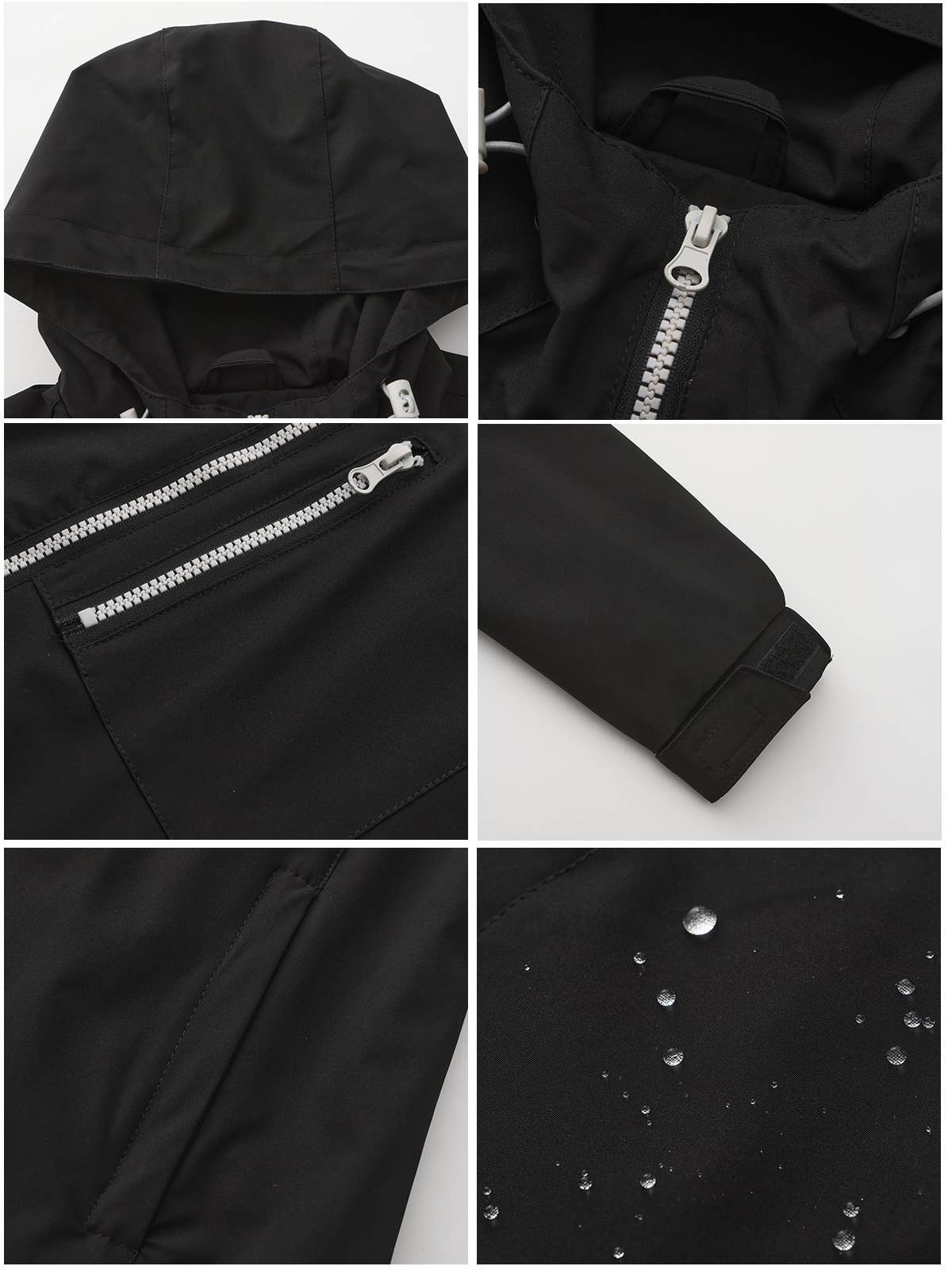 HOODED LONG-SLEEVED SPORTS TRENCH COAT