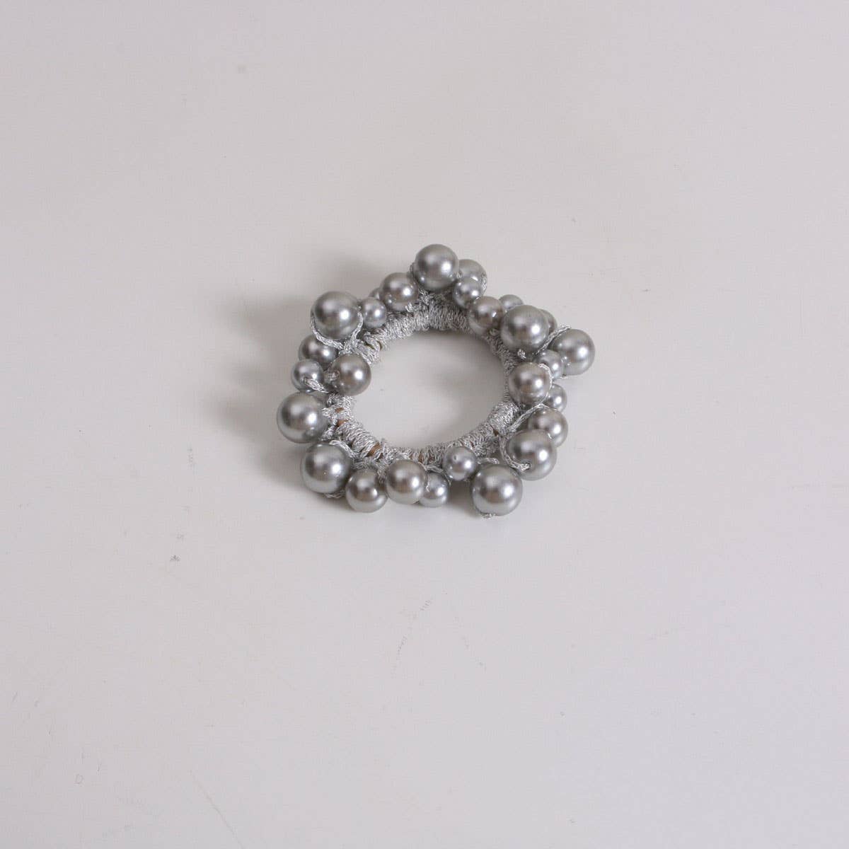 Pearl Hair Tie Boho Bun Holder for Women_CWAHA6762