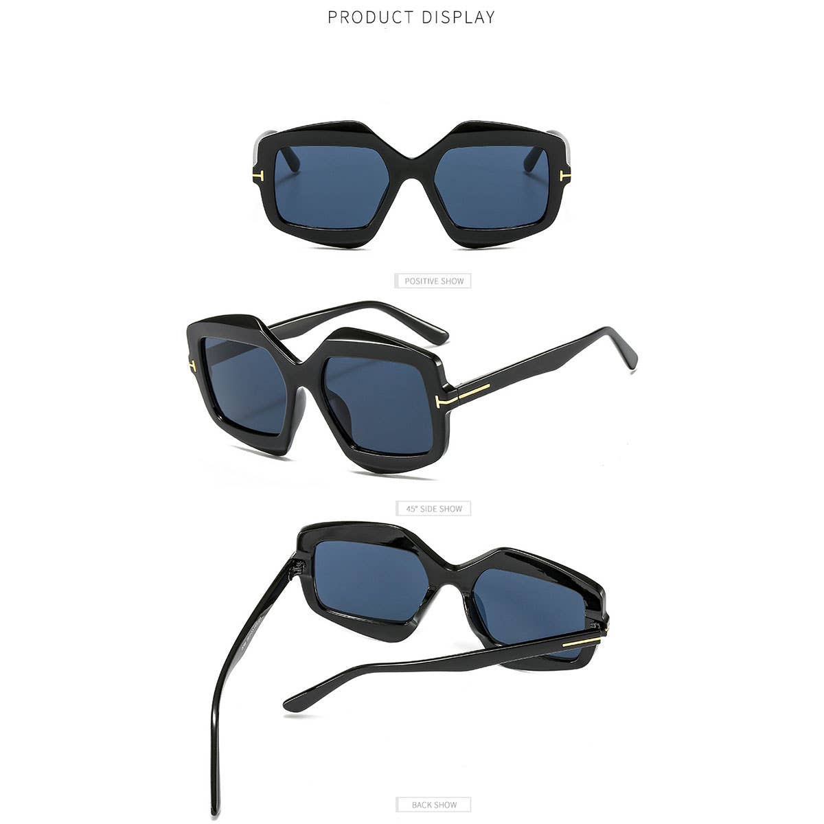 NEW T-SHAPED IRREGULAR TRENDY COLORFUL SUNGLASSES_CWASG0377