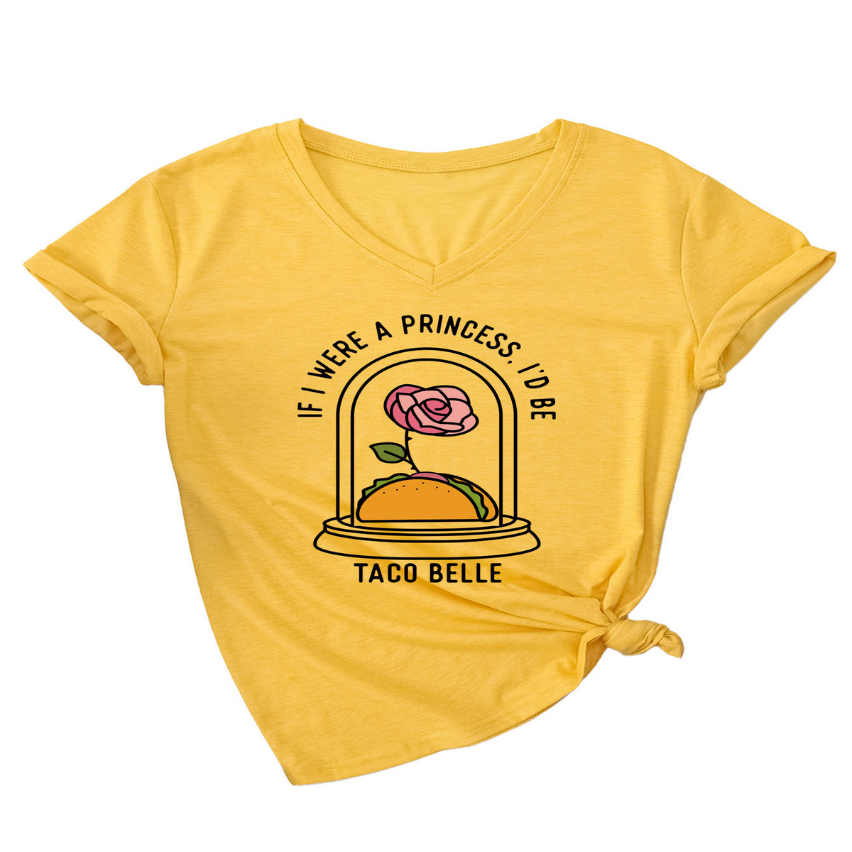 Funny Women's Tee ? Princess Taco Print