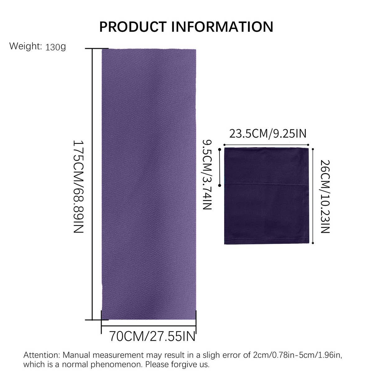 CHIFFON SHAWL HEADSCARF TWO-PIECE SET