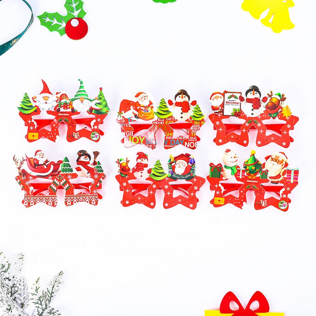 CREATIVE CHRISTMAS GIFT DECORATION GLASSES FRAME