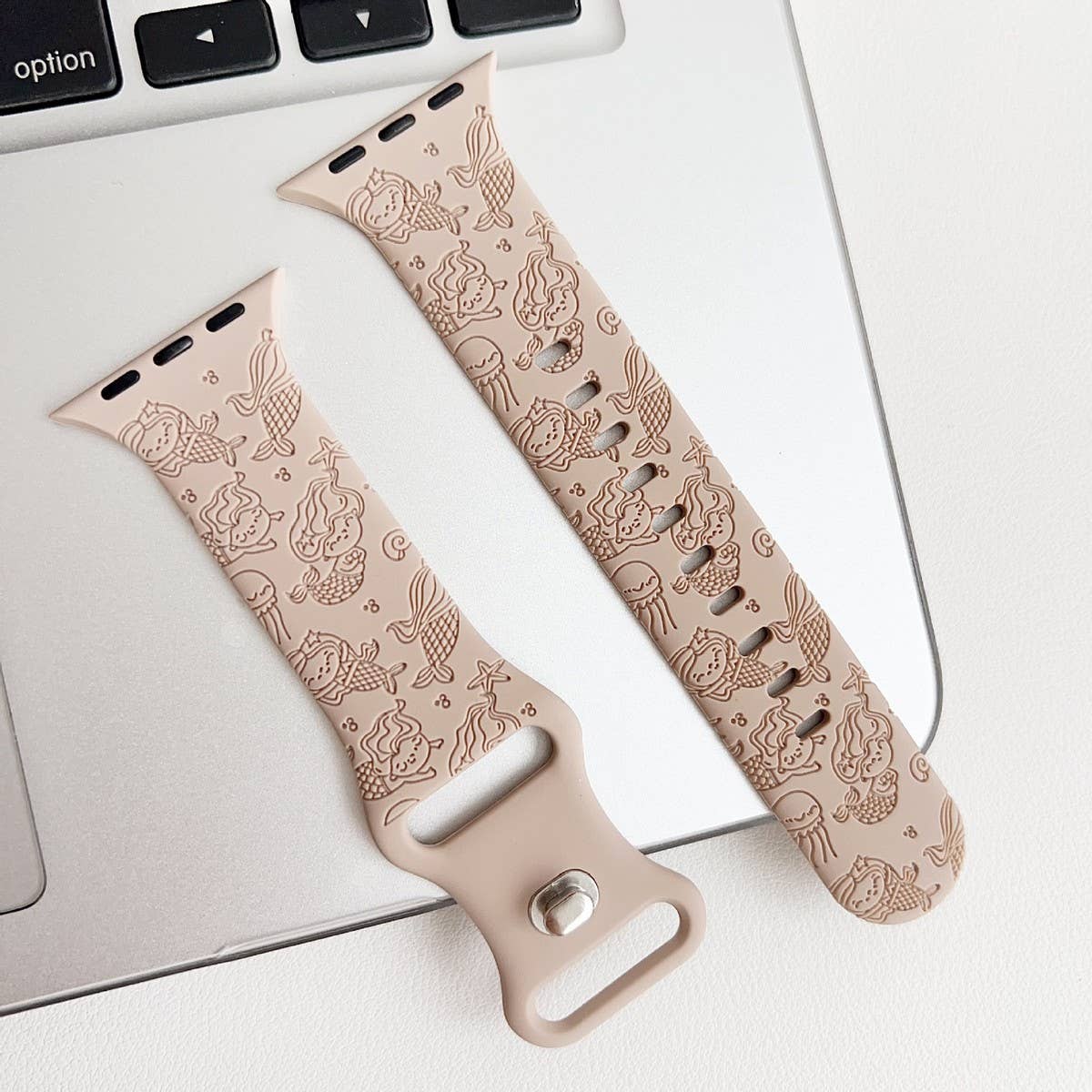 APPLE WATCH ULTRAS9S8 ENGRAVED SILICONE STRAP_CWWW0055