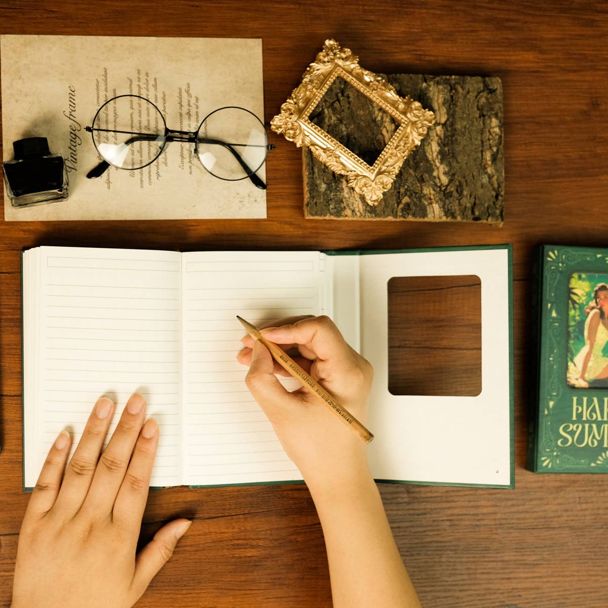 RETRO HAPPY SUMMER PORTABLE NOTEBOOK_CWMM1858