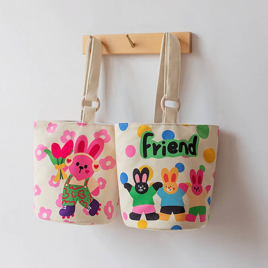 Cute Cartoon Bucket Bag for Girls, Handheld_CWAB5675