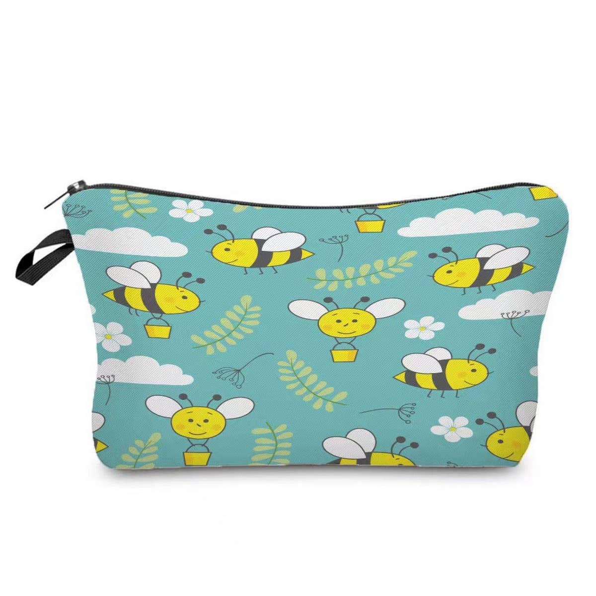 CUTE HARD-WORKING BEE PRINTED COSMETIC BAG_CWAB2269