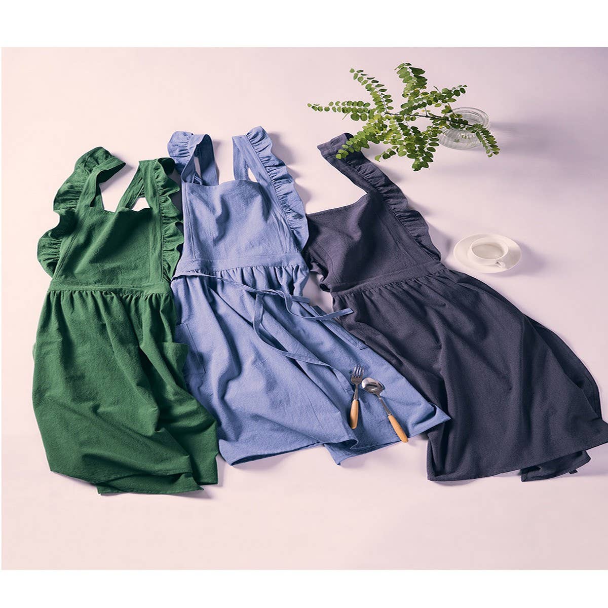 CWMM1834_Stylish Cotton Household Kitchen Apron