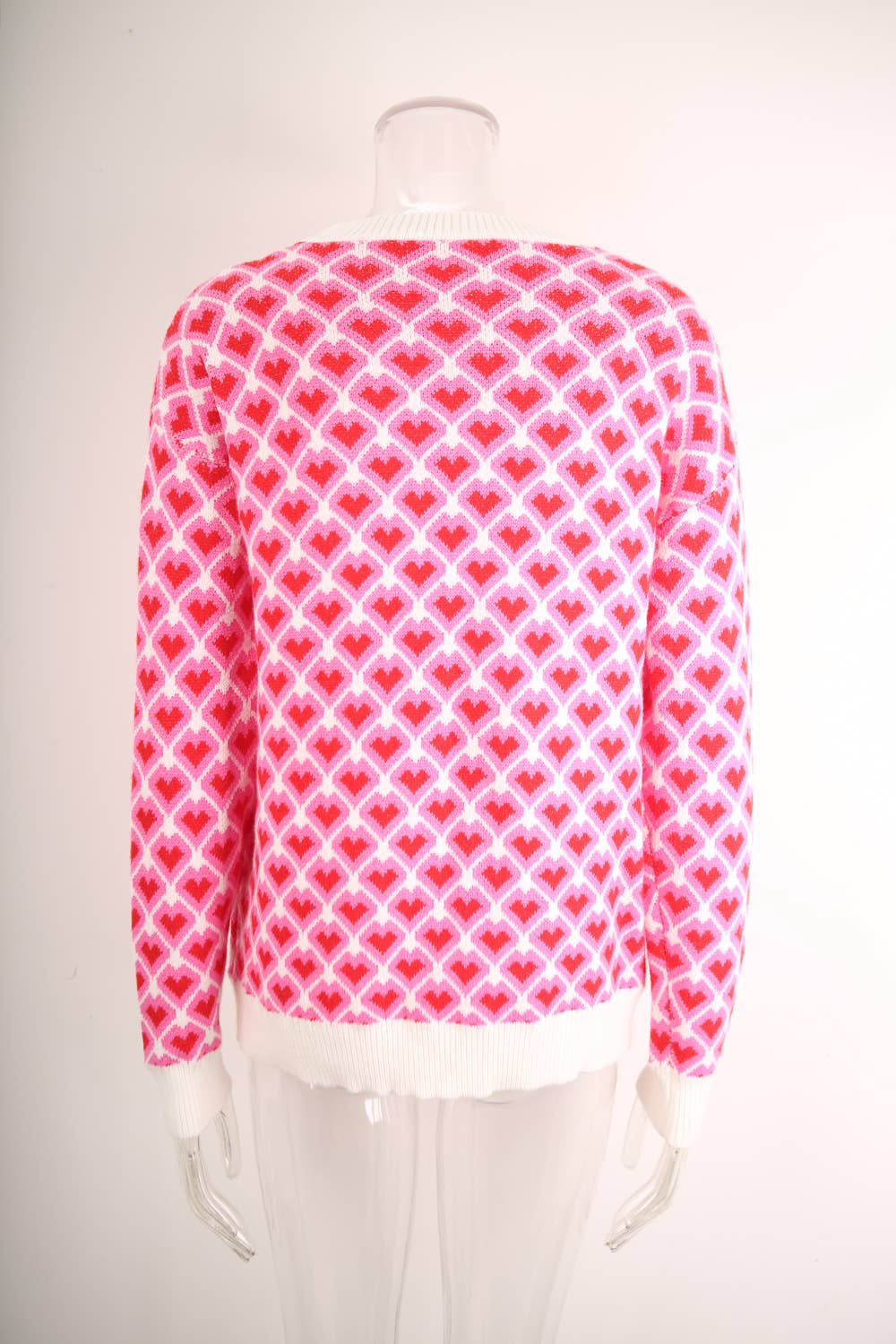 VALENTINE'S DAY CREW NECK PULLOVER SWEATER
