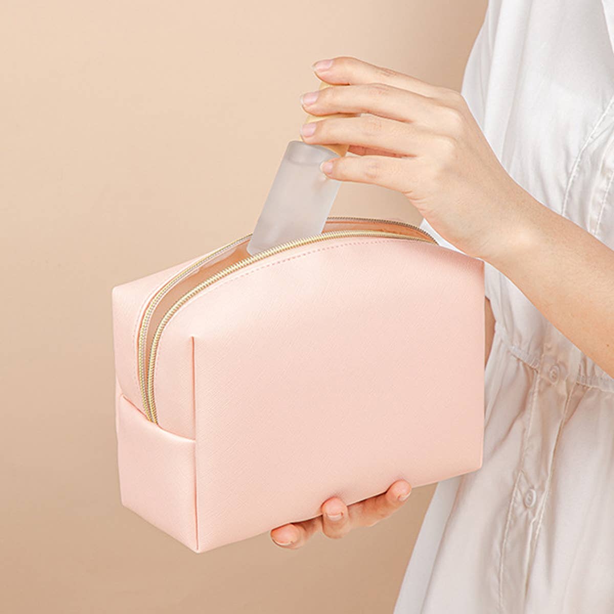 WOMEN SIMPLE PORTABLE WASHING BAG LARGE_CWAB0575