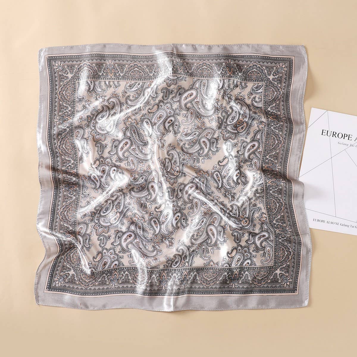 NEW RETRO SUN PROTECTION SILK SCARF HEADBAND