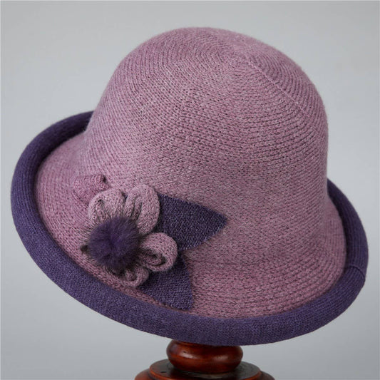 AUTUMN AND WINTER FASHION LEISURE WARM BUCKET HAT_CWAH1791