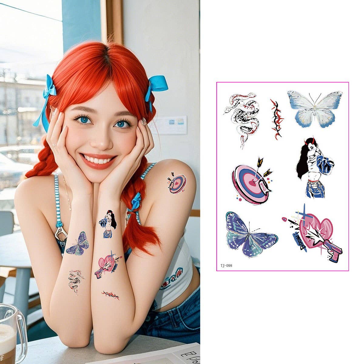 Gold Foil Tattoo Stickers for Girls ?Chic & Classy