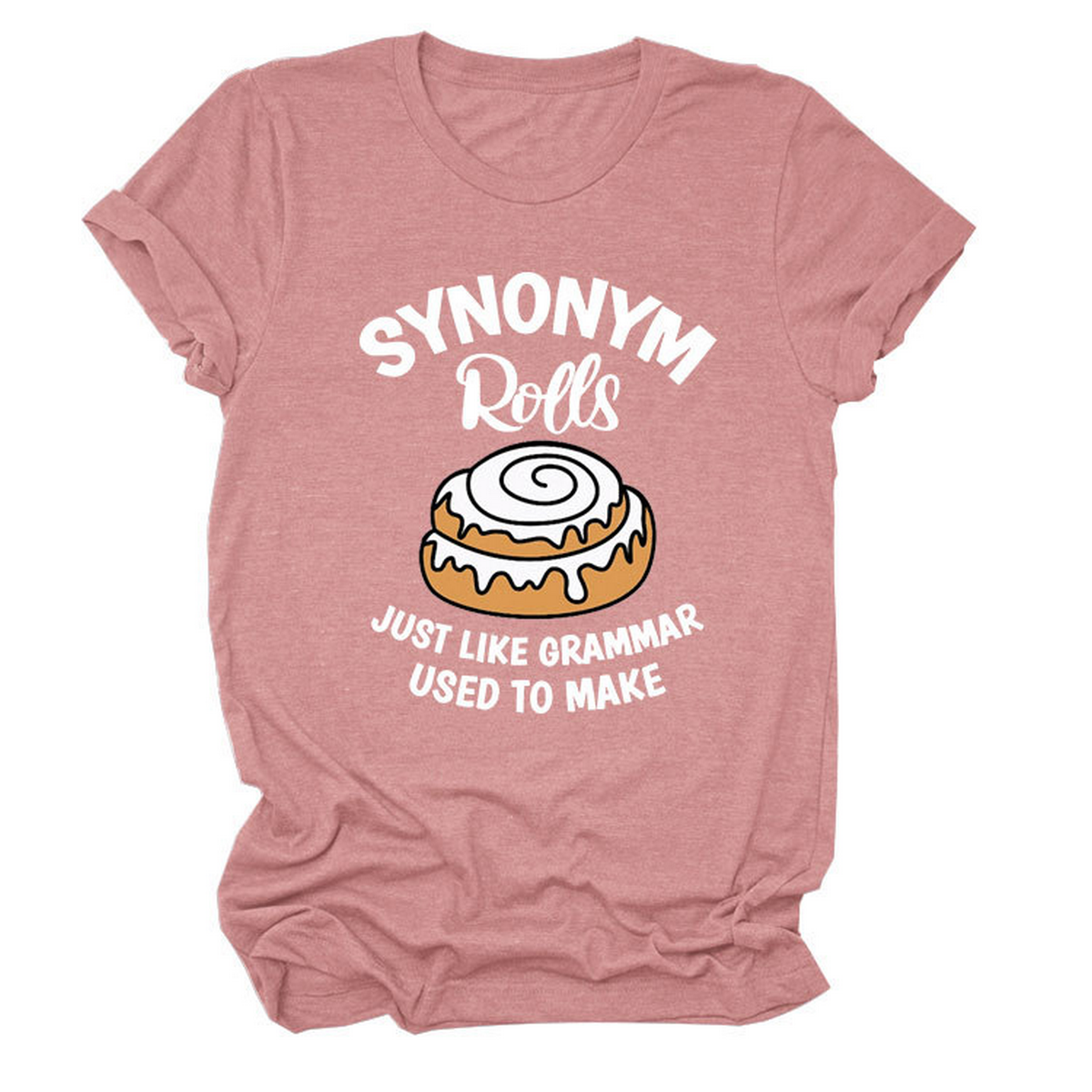 Loose Fit Women¡¯s T-Shirt with Cute Graphic