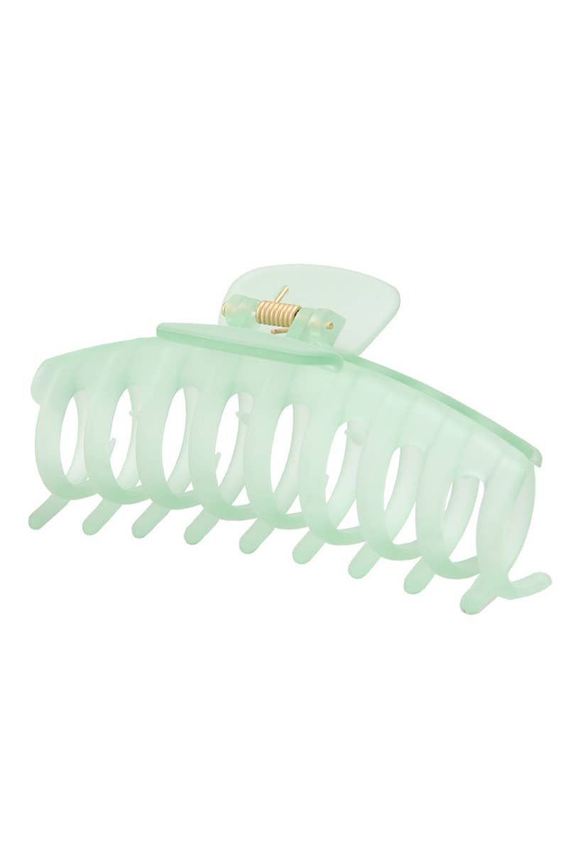 4.3" Matte PS Plastic Hair Claw Clip, Strong Hold_CWAHA0090
