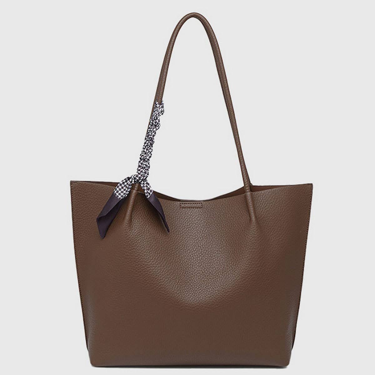 Fashion Soft Leather Large Tote Shoulder Bag＿CWAB5111