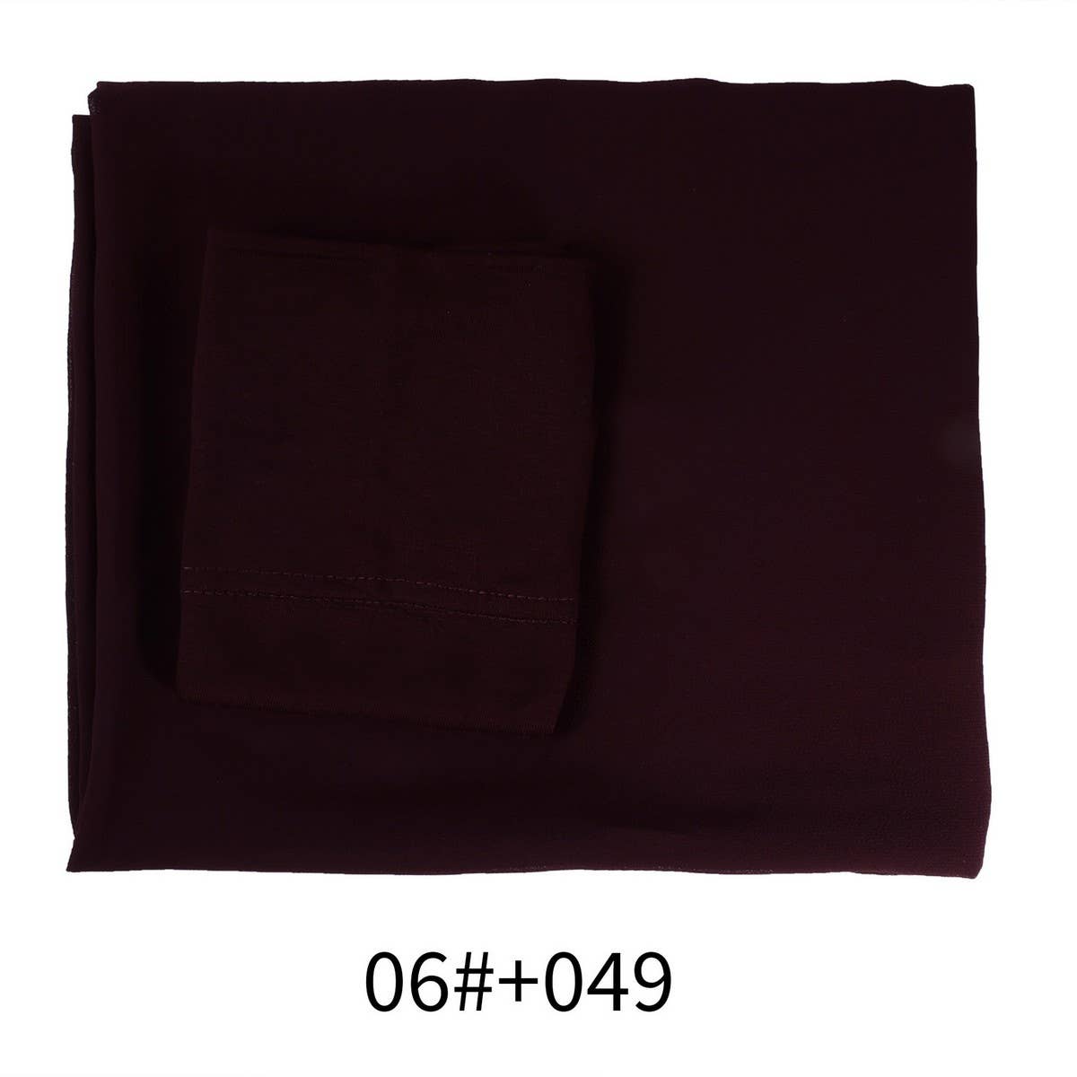 TWO-PIECE CHIFFON SHAWL AND HEADSCARF