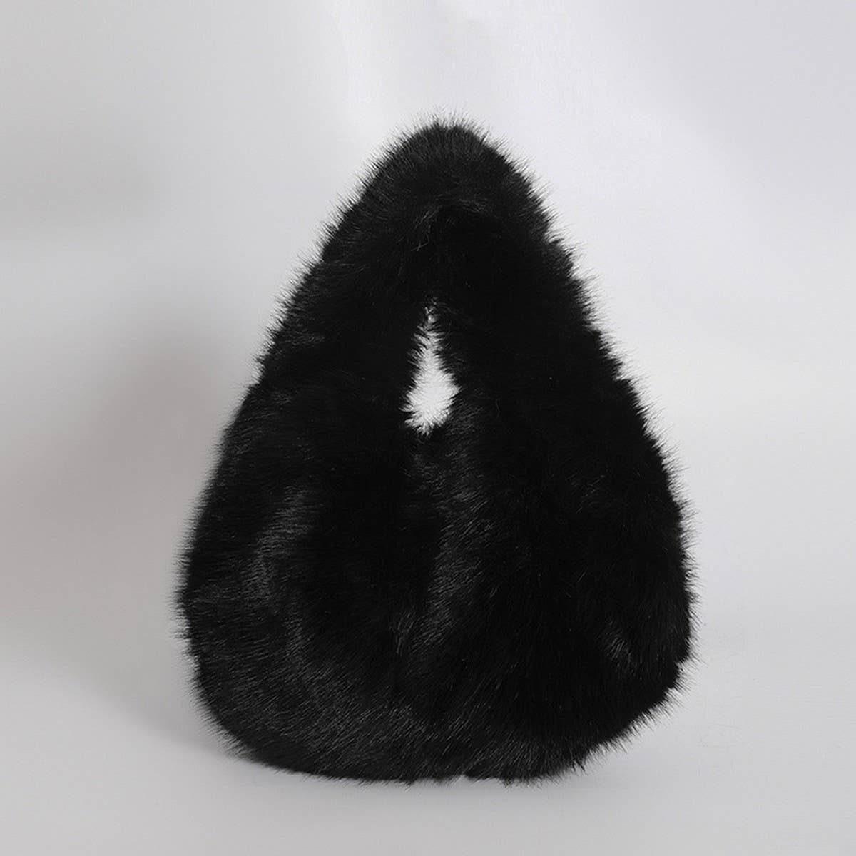 WINTER IMITATION FOX FUR ALLMATCH HANDBAG PLUSH BAG_CWAB3961