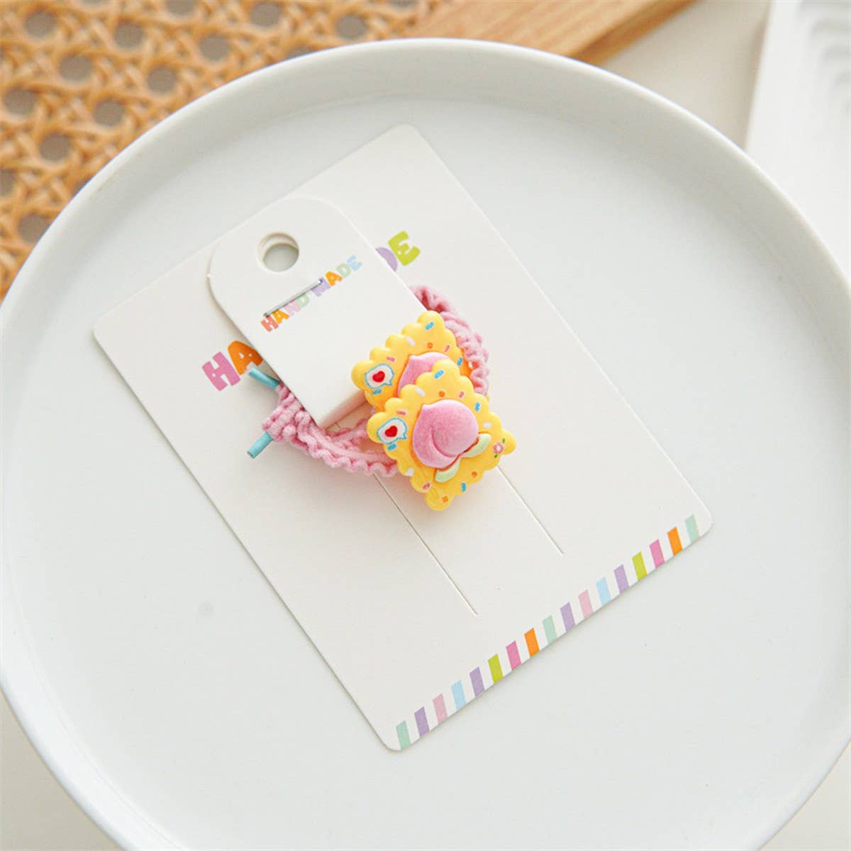 CANDY COLOR CUTE BOW CHILDREN'S HAIR TIES_CWAHA1118