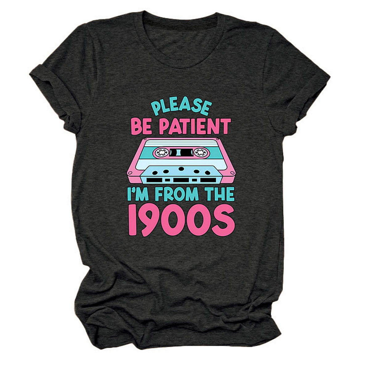 Women??¢s Tee ??Please Be Patient Letter Print_CWTTS1501