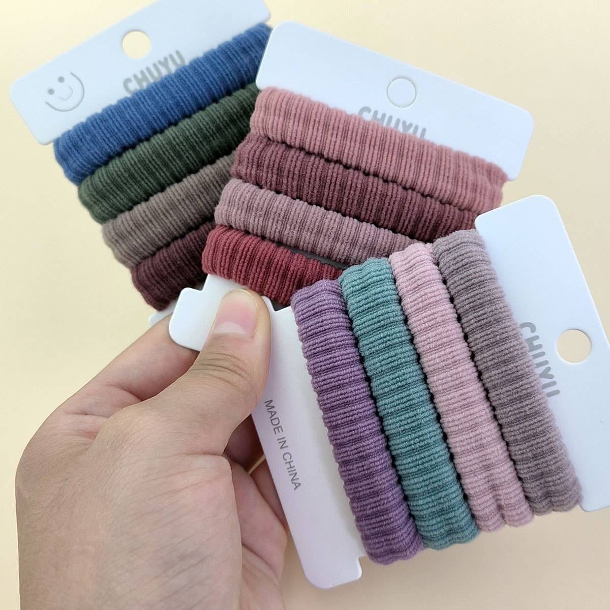 HIGH ELASTICITY SIMPLE PONYTAIL HAIR TIES_CWAHA1131