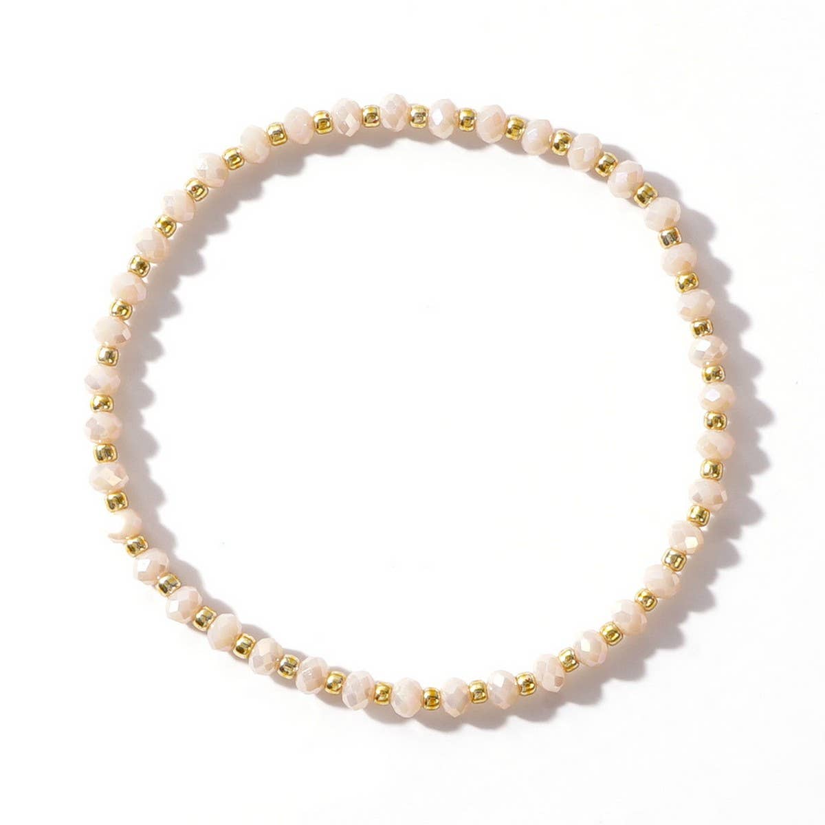 BOHEMIAN STACKED RICE BEAD BRACELET_CWMM3877