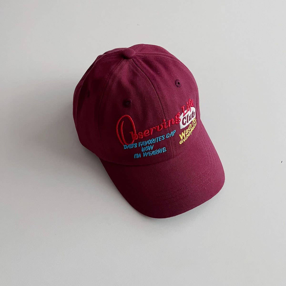 CHILDREN'S STYLISH EMBROIDERED BASEBALL CAP_CWAH2883