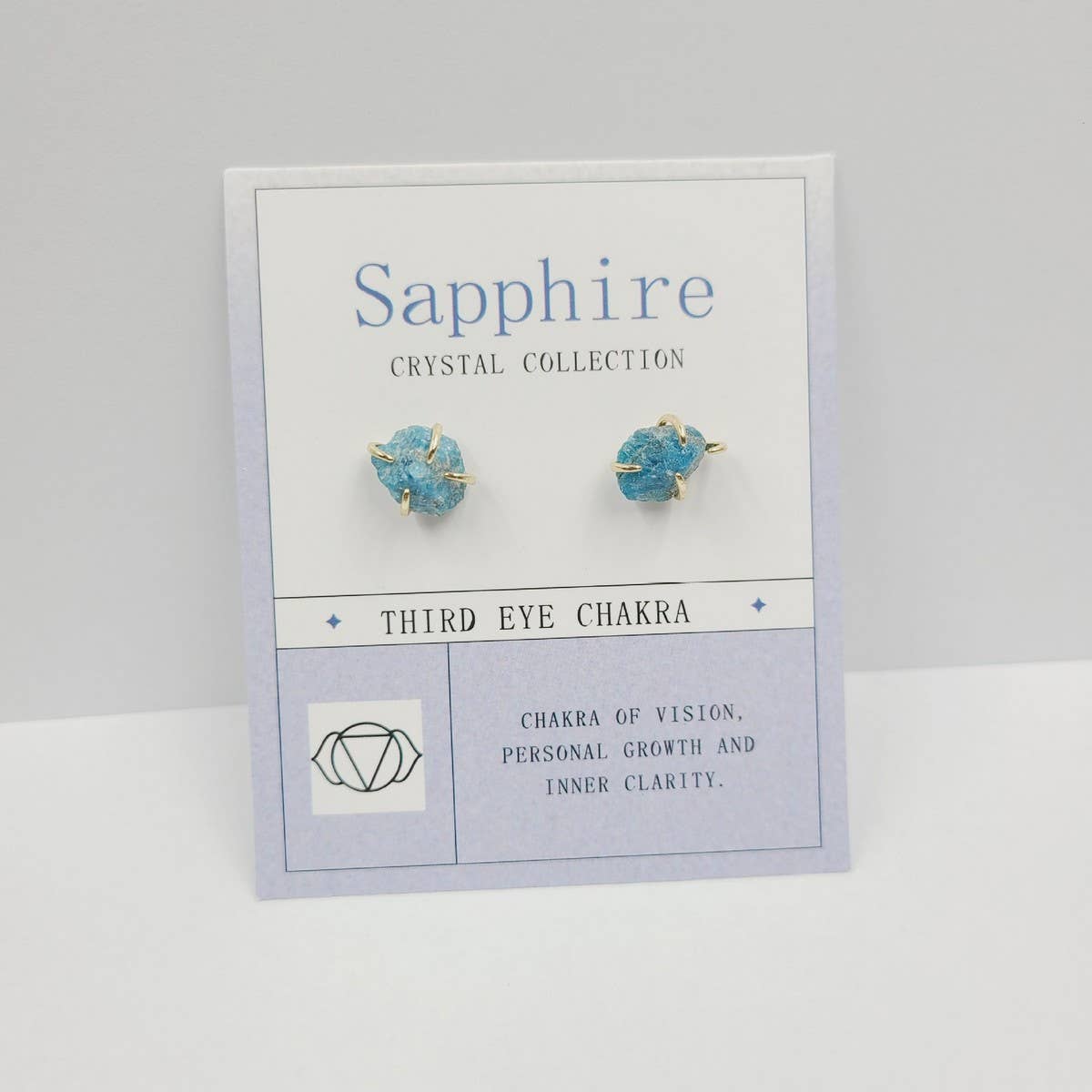 NATURAL STONE FOUR CLAW EARRINGS