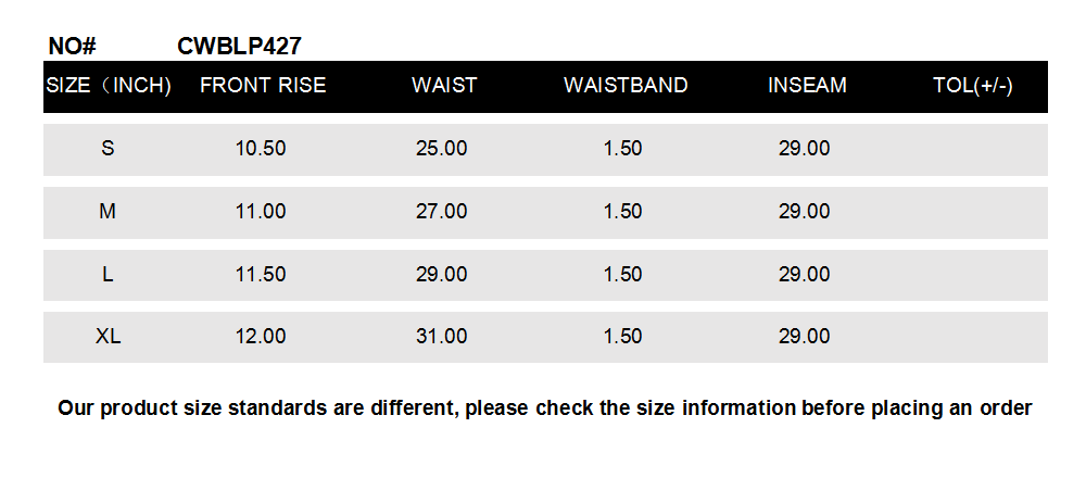 CWBLP427_LOOSE FIT SIDE SLIT DETAILED LONG PANT