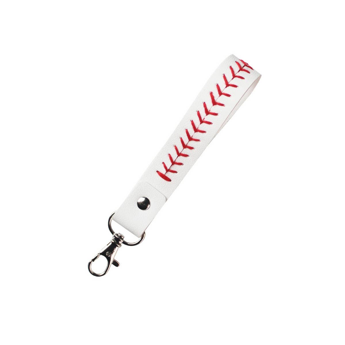 HAND SEWN LEATHER BRACELET KEYCHAIN