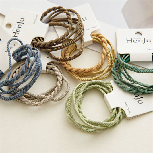 4PCS Braided Elastic Hair Ties Set for Women_CWAHA0334