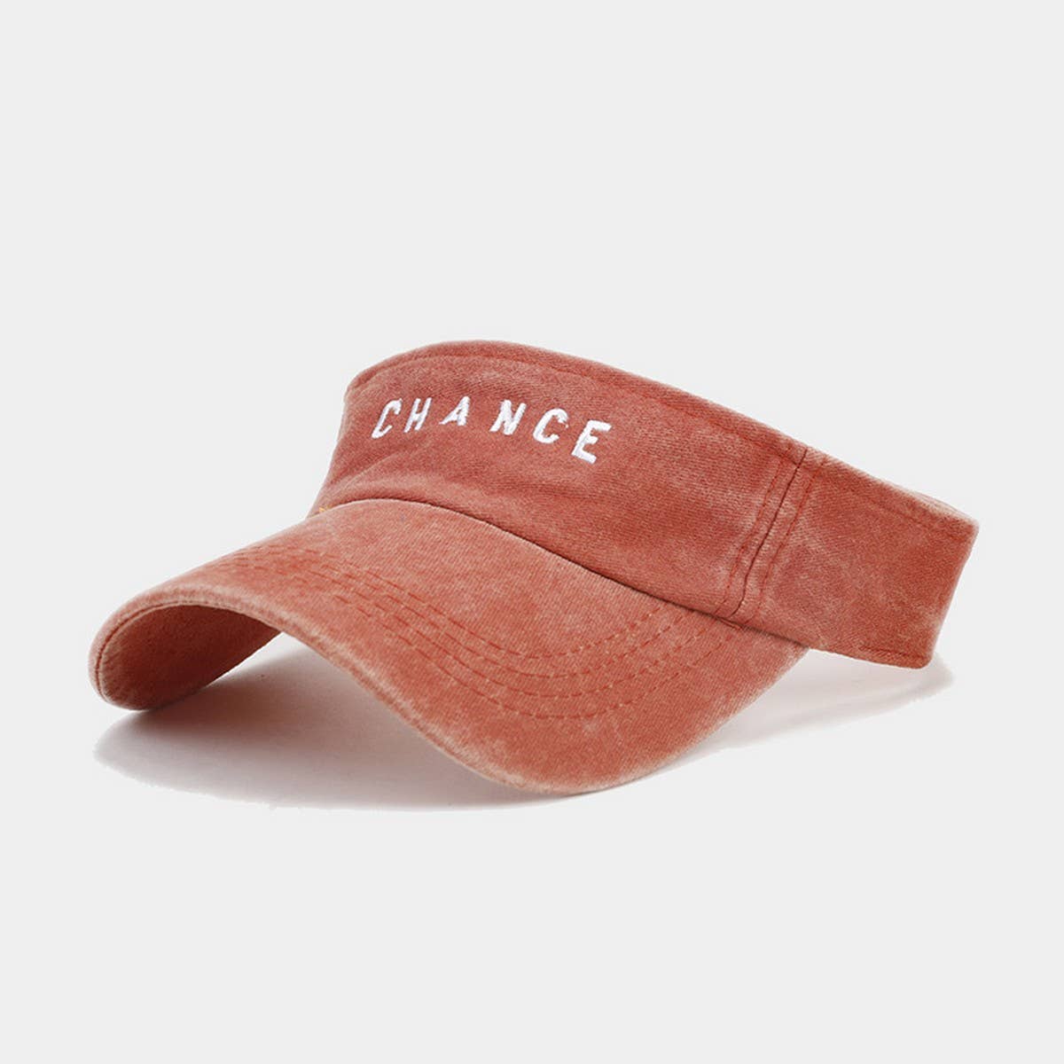 Embroidered Letter Visor Hat -Summer Sunshade Cap_CWAH3304