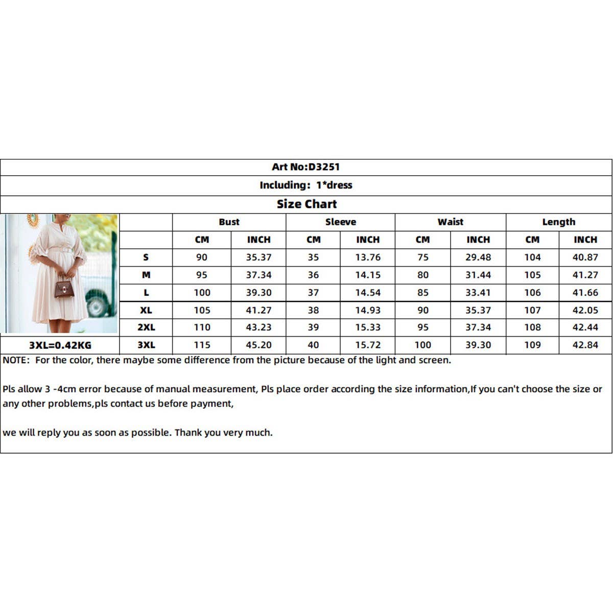 FASHIONABLE AND ELEGANT PLUS SIZE PLEATED DRESS_CWDSD6066