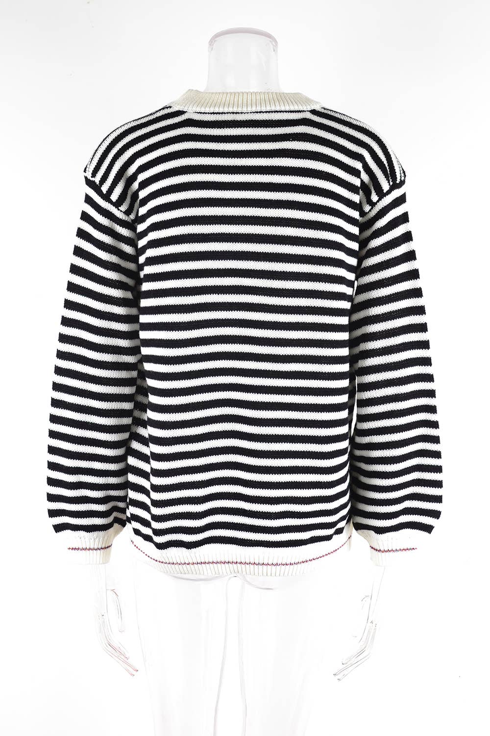 STRIPED CROSS-BORDER LONG-SLEEVED WOMEN KNITWEAR