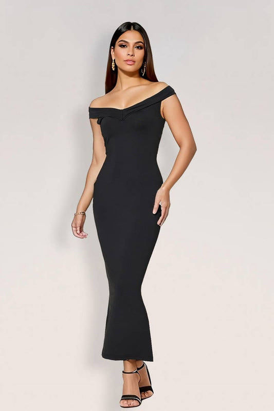 CWDMD4994_SUMMER SEXY OFF-SHOULDER BODYCON MAXI DRESS